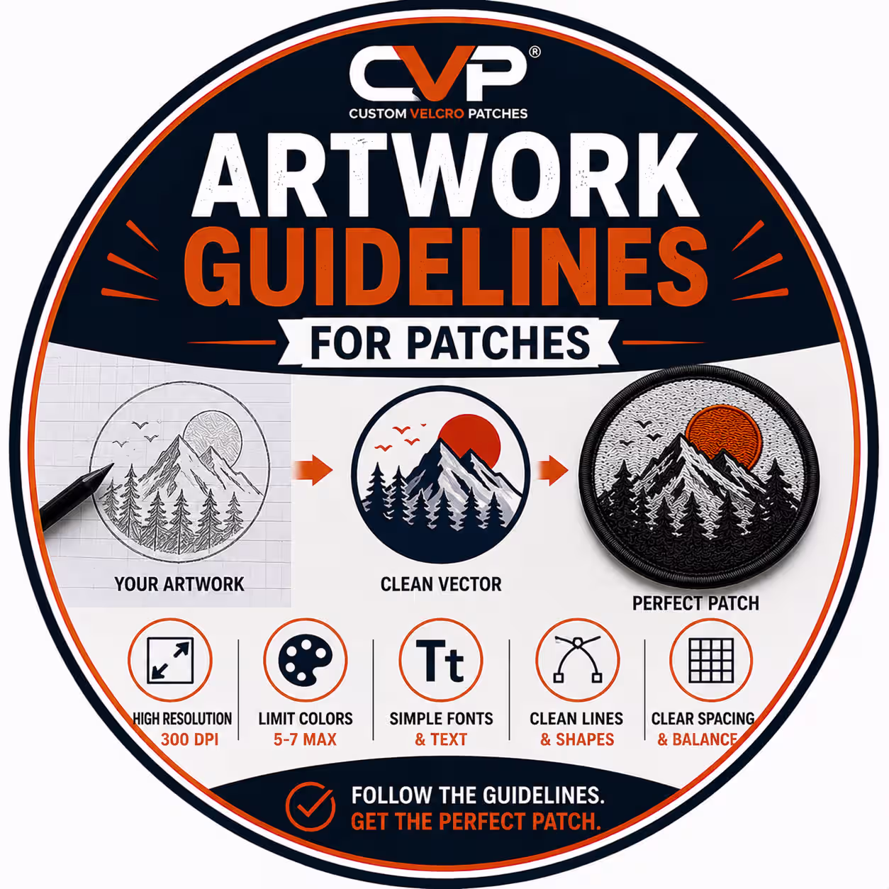 Artwork Guidelines for Custom Patches UK
