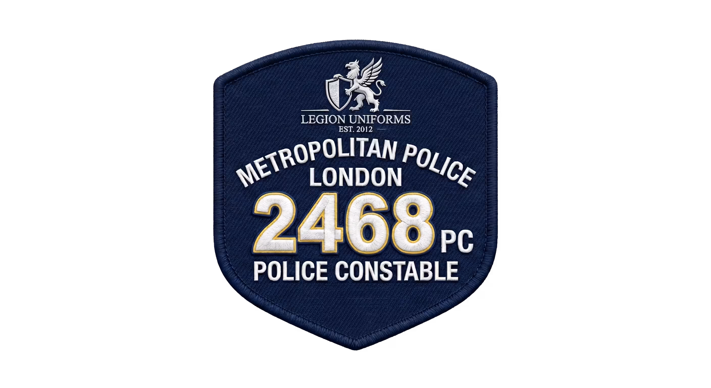 Collar Number & ID Number Patches