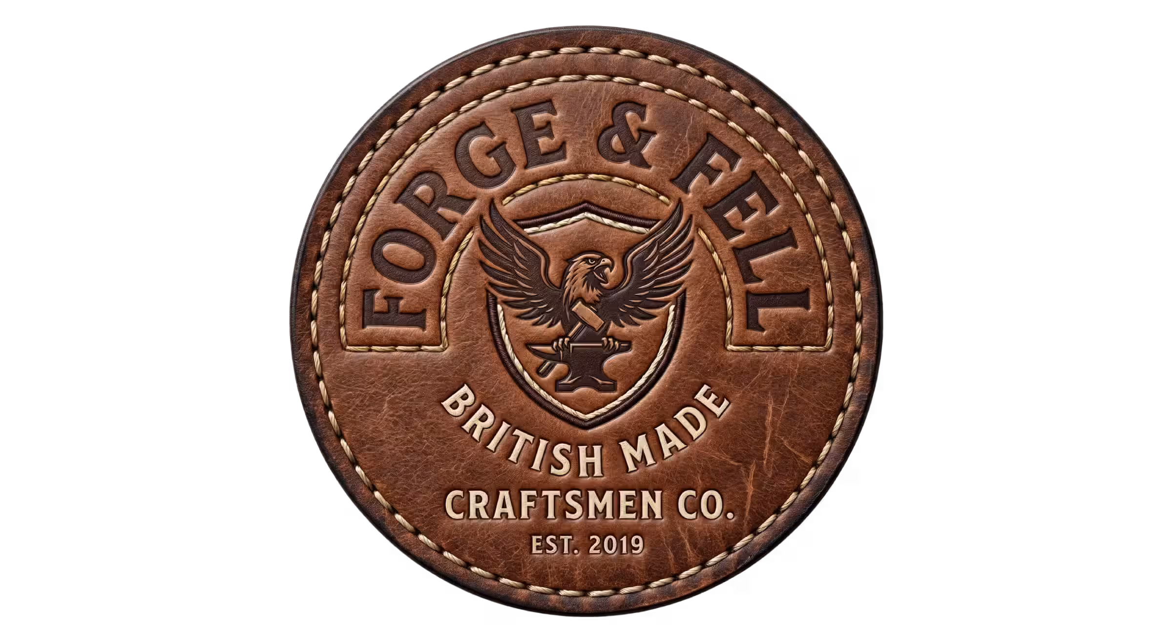 Embossed Leather Patches