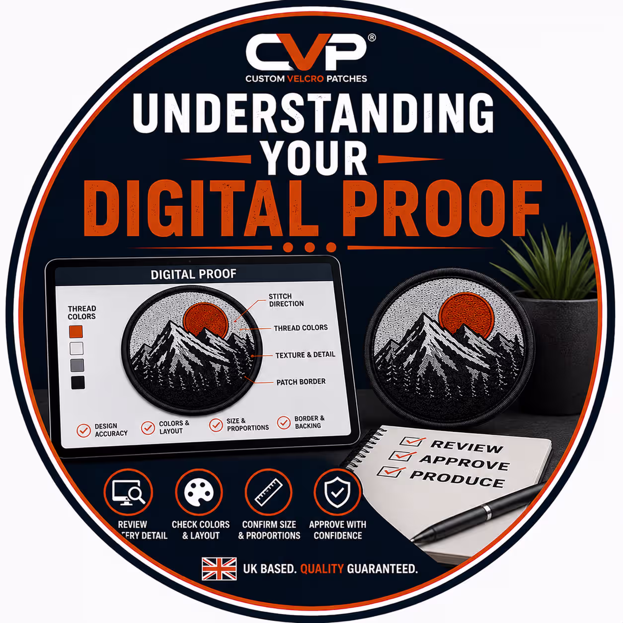 Understanding Your Digital Proof for Custom Patches UK