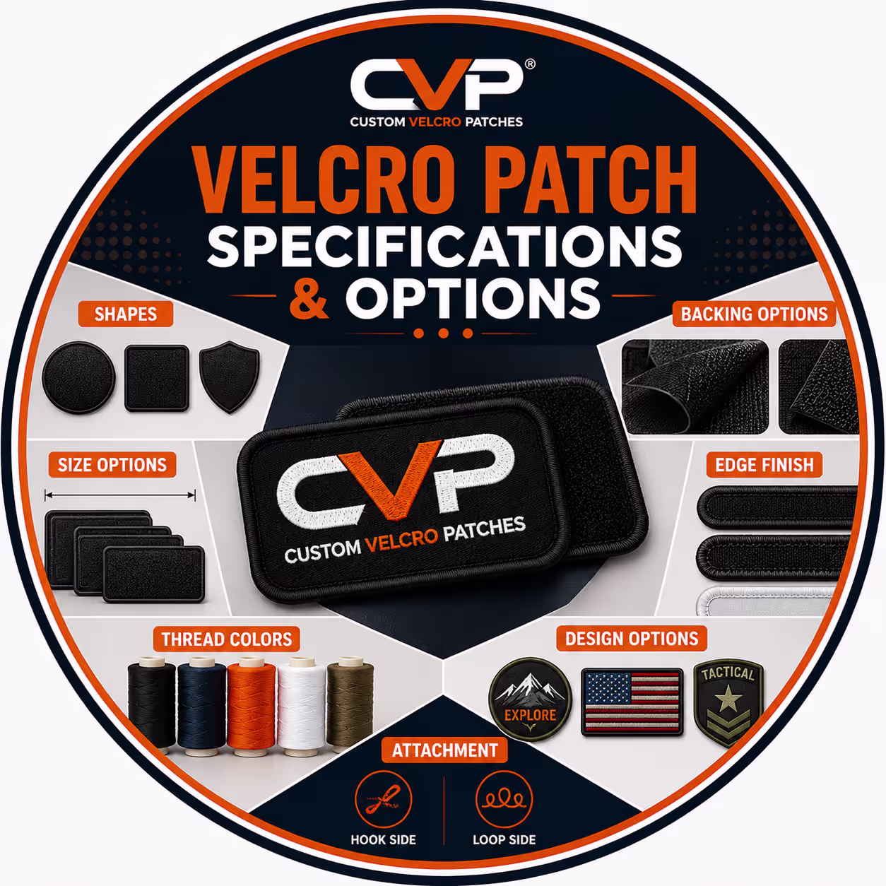 Velcro Patch Specifications & Options UK